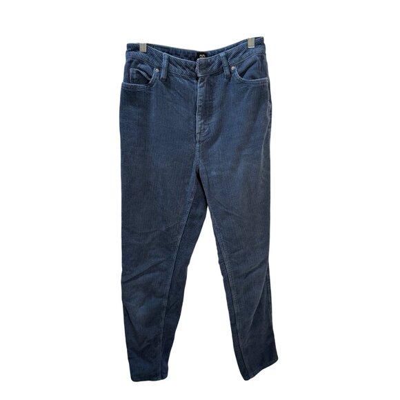 BDG Urban Outfitters Mom High-Rise Corduroy Pants Size 26 Blue - Picture 1 of 9